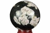 Polished Snowflake Stone Sphere - Pakistan #187521-1